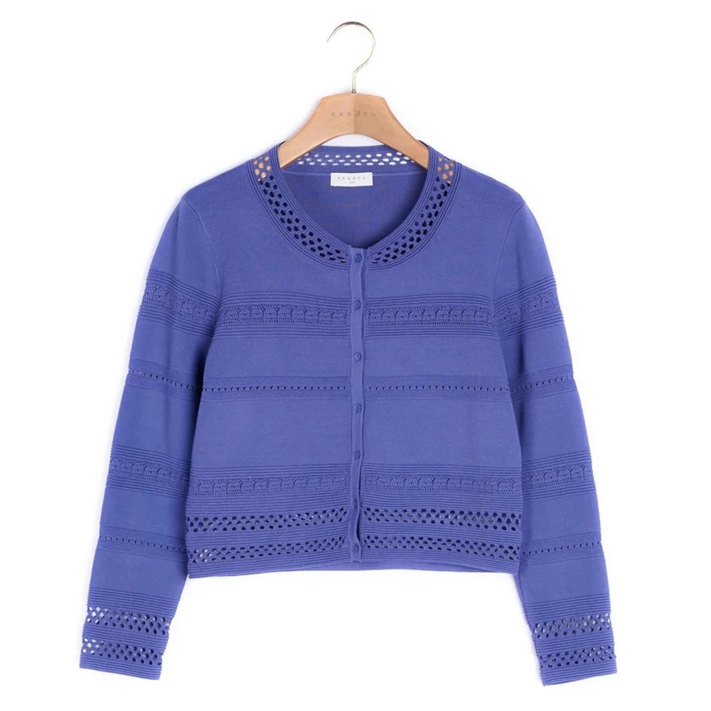 Sandro knit cropped cardigan